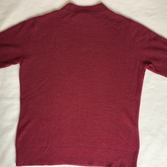 Requirements - Mauve short sleeve crew neck pullover sweater - Picture 2 of 4